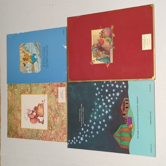 Scholastic Christmas Book Lot of 4 Fictional Books Misc. Authors - Used - Picture 2 of 6